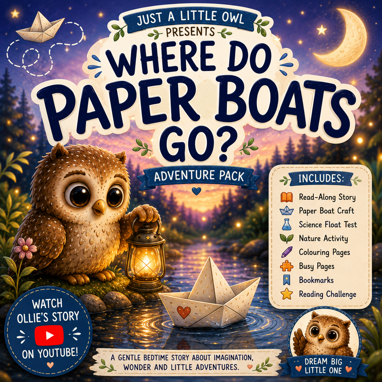 Where Do Paper Boats Go? | Free Adventure Pack
