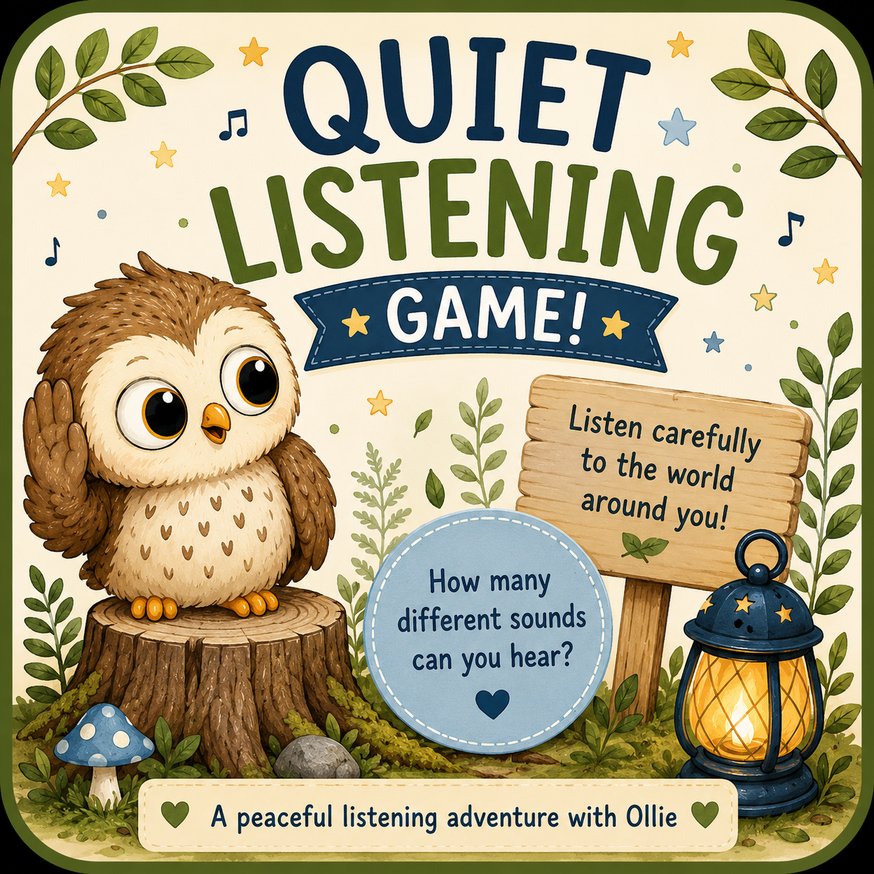 Quiet Listening Game- Free Download Activity