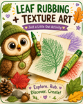 Leaf Rubbing & Texture Art- Free Download Activity